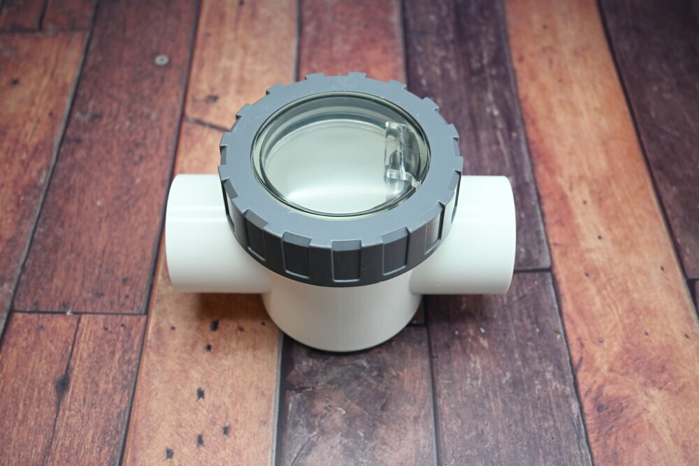 PVC/ABS Rückschlagklappe mit Feder Klebemuffe 63mm
