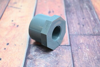 PVC Reduzierstück Klebestutzen x IG 50mm x 3/4" PN16