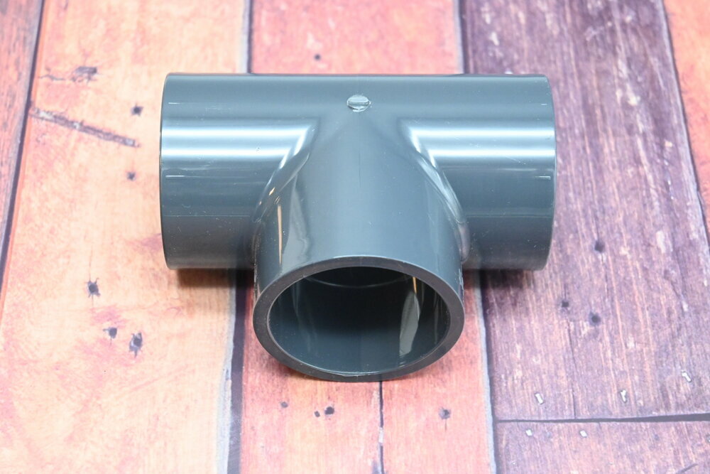 PVC T-Stück 90° Klebemuffe x Klebemuffe x Klebemuffe 50mm PN16